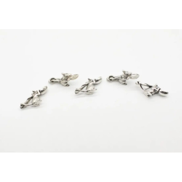 Мишка з ложкою Сувенір на удачу (G-001-2) 1шт