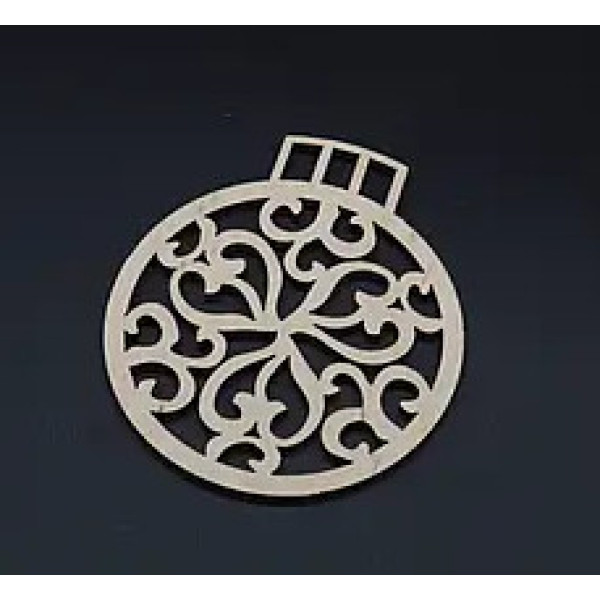 Дерев'яна новорічна заготовка Ф