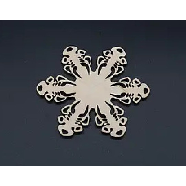 Дерев'яна новорічна заготовка Ф