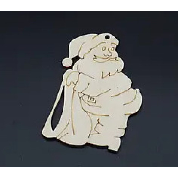 Дерев'яна новорічна заготовка Ф