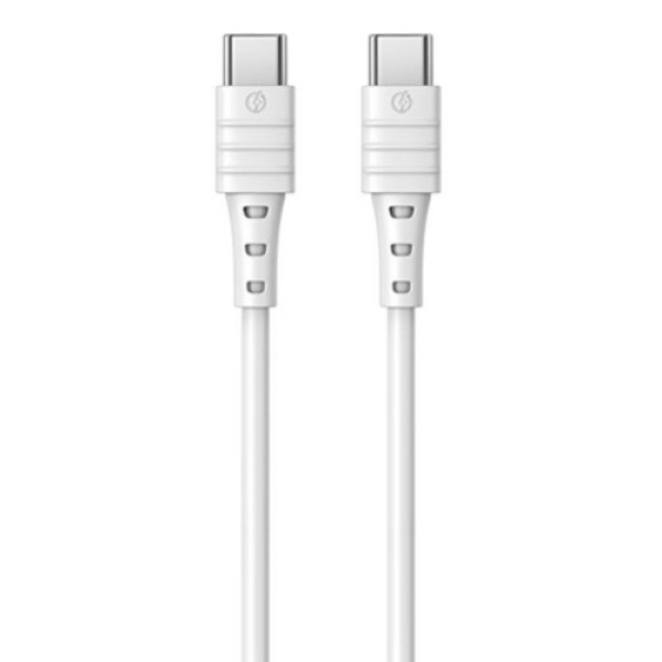 USB Remax RC-068 PD 65W Type-C to Type-C (Бiлий)