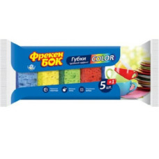 ФБ Губки кухонні COLOR 5+1шт NEW