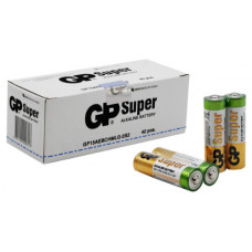 Батарейка GP SUPER AA R6 (пальчикова) 1,5В 1шт. (40)