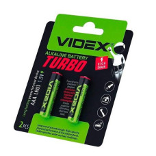 Батарейки Videx TURBO ААA R3 (мізинчикова) 1,5В 2шт.