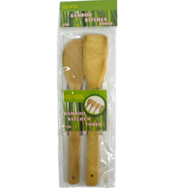 Набір лопаток бамбукових 2шт (28*4.5)см