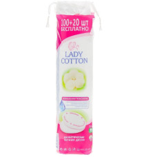 Lady Cotton Диски ватні косметичнi 100+20 шт