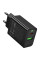 Мережевий зарядний пристрій Hoco CS95A 1USB/1USB-C QC/PD 30W (Чорний)