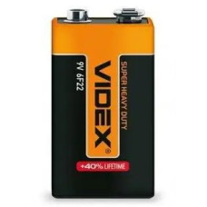 Батарейка VIDEX 6F22 Крона 9V оранж 1шт.