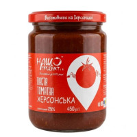 Томатна паста 25% ТМ Наш Продуктік 450 г скло