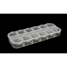 Пластиковий органайзер на 12 відсіків 128*48*15 мм