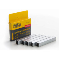 Скоби загартовані 14х11.3х0.7 мм 1000шт  (СИЛА) 680105