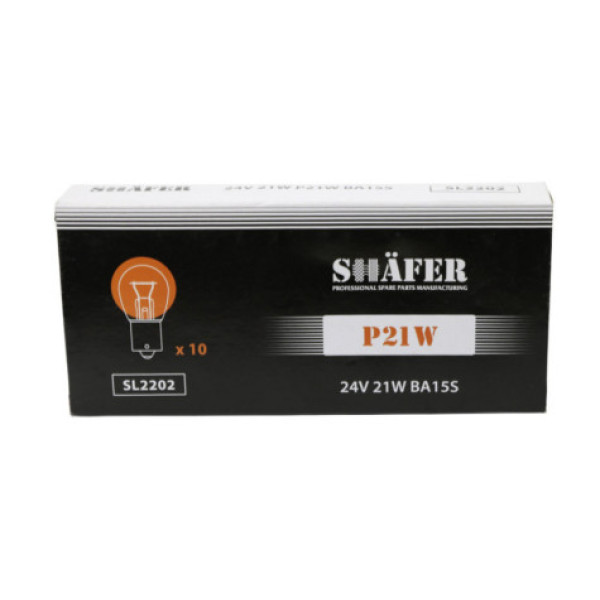 Автолампа SHAFER 24V21WP21WBA15S (SL2202)