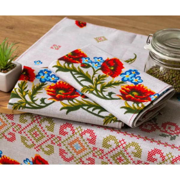 Рушник кухня льон 30*70см