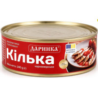 Кілька Чорноморська в томатному соусі Даринка 240г