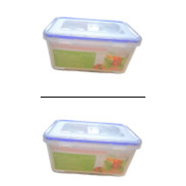 Контейнер для харч. продуктів із затиском, прямокутний, 4,0л