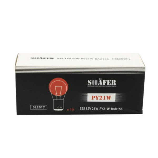 Автолампа SHAFER 12V21WPY21WBAU15S (SL2017)