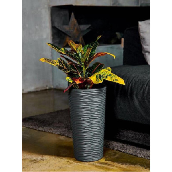 Вазон "Ф'южн" 27*51, 10л граніт