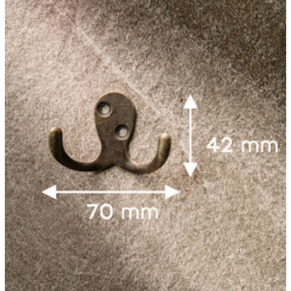 Вішак для одягу 70х42мм 1шт