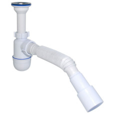 Сифон Waterstal А-32019 д/мийки 1 1/2″ ф40 з гнучкою трубою