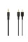 Кабель Аудiо Borofone BL11 3.5mm to double RCA 1,5M (Чорний)