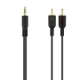 Кабель Аудiо Borofone BL11 3.5mm to double RCA 1,5M (Чорний)