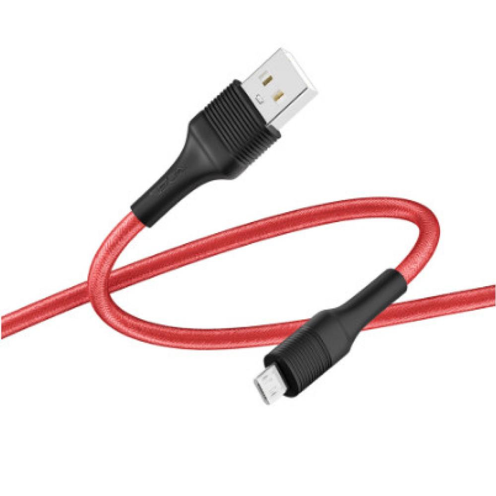 Кабель USB Ridea RC-ST74 StablePro Micro 3A (Червоно-Чорний)