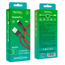 Кабель USB Ridea RC-ST74 StablePro Micro 3A (Червоно-Чорний)