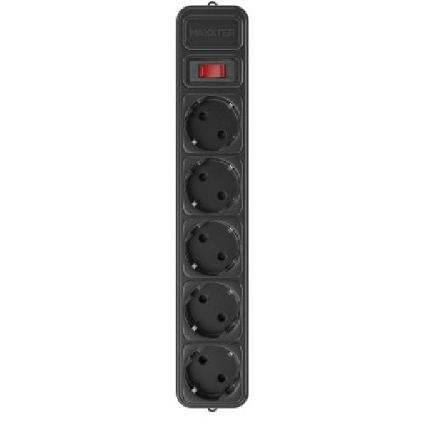 Мережевий фільтр Maxxter SPM5-G-10B 1946 3м 5роз. чорний