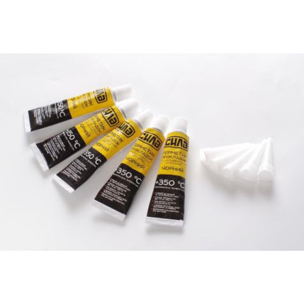 Герметик прокладок силіконовий високотемпературний +350 °С чорний 5х25 г 951438