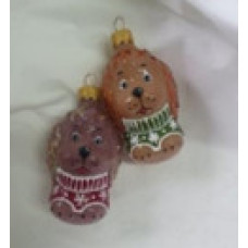 Скляна іграшка 1008 Песик