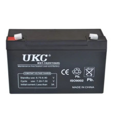 Акумулятор BATTERY 6V 10A UKC свинцевий акумулятор