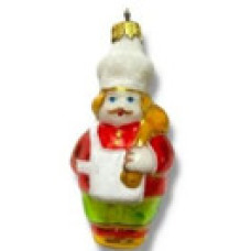 Скляна іграшка 1134 Кухар