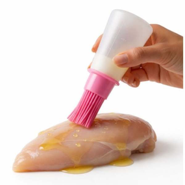 Силіконовий дозатор для олії зі щіткою 07579