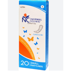 NormalClinic  щоденні гіг. прокладки - ultra Comfort - cotton&slim - без індивід. пакування, 150 мм/