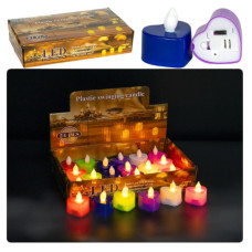 Свічка LED серце 3см CX-19 теплий білий