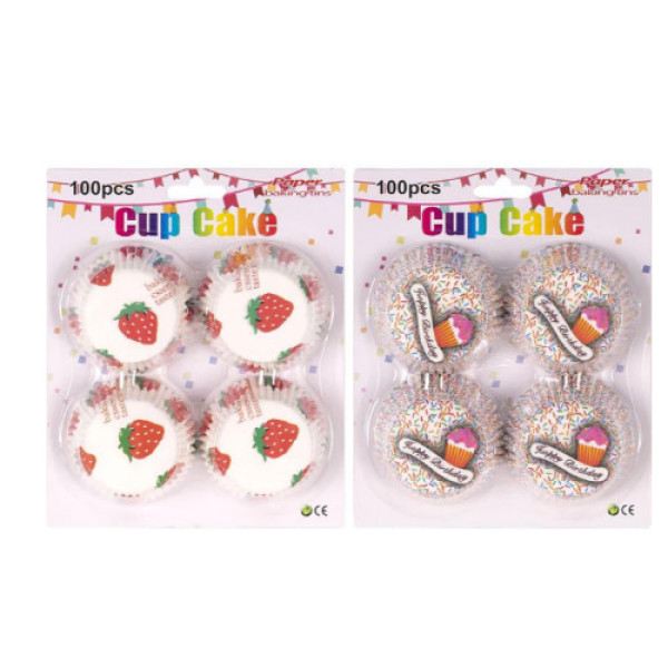Форма для кексів паперова 100шт