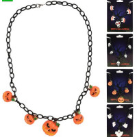 Аксесуар для Хелловіна намисто "Happy Halloween" 10*14см R62629 (960шт)