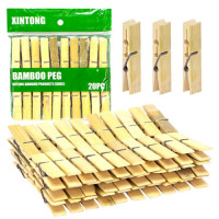 Прищіпка бамбук уп 20шт