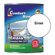 Емаль ПФ 115 Комфорт білий 0.9 кг