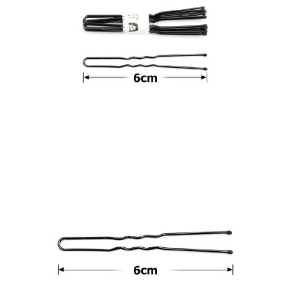 Шпильки BLACK/GOLD 10шт