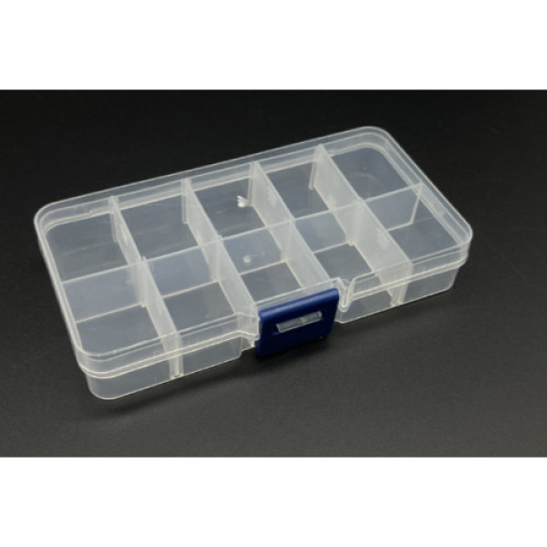 Пластиковий органайзер на 10 відсіків 125*65 мм