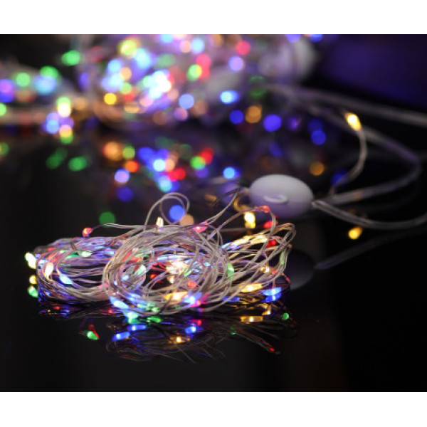 Гірлянда 3АА+USB LED 5м multicolor (300)