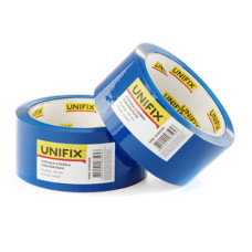 Стрічка клейка пакувальна 40 мкм 45 мм 200 синя  (UNIFIX) SKBL-5400266