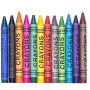 Воскові олівці 16 кольорів CRAYONS 2016A 112588
