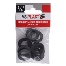 Набір прокладок гумових для води 3/4″(10 шт)