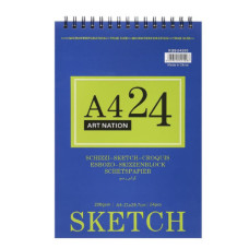 Альбом для ескізів А4 24 аркуші SKETCH на спіралі XQSU4200