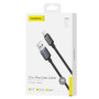 Кабель Foneng X119 1M Zinc Alloy Head Braided Cable (18W) Type-C чорний