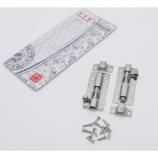 Замок затяжний Срібло 70х28мм. Комплект 2шт (ZM-529)