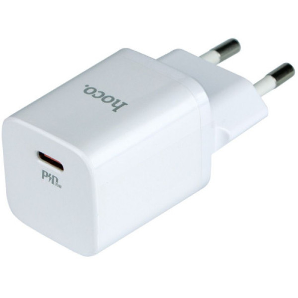 Мережевий Зарядний Пристрій Hoco N19 Rigorous PD25W (white)