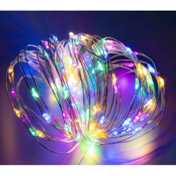 Гірлянда 3АА LED 5м Multicolor